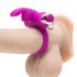 Happyrabbit - anillo vibrador con radio (lila-plata)