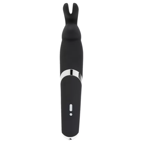 Happyrabbit - Varita vibradora recargable - masajeador - silicona negra
