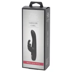   Greedy Girl - vibrador recargable para mujer - silicona negra