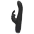 Greedy Girl - vibrador recargable para mujer - silicona negra