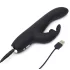 Greedy Girl - vibrador recargable para mujer - silicona negra