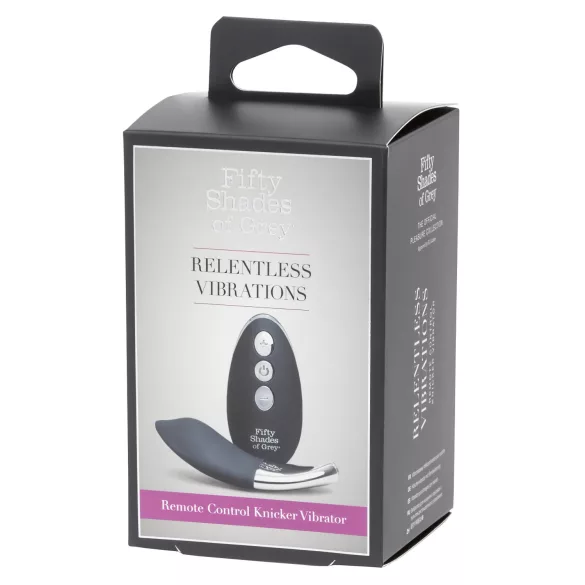 Fifty Shades of Grey - Relentless - vibrador de clítoris - silicona negra