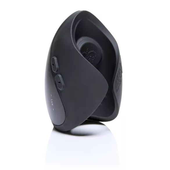 Hot Octopuss Pulse Solo Lux - masturbador masculino recargable - silicona negra