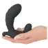 You2Toys - vibrador inflable con control remoto - silicona negra