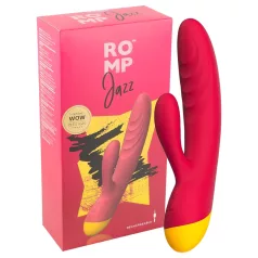   ROMP Jazz - vibrador punto G y clítoris - resistente al agua - silicona rosa