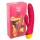 ROMP Jazz - vibrador punto G y clítoris - resistente al agua - silicona rosa