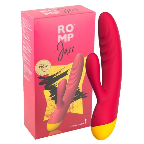 Vibrador ROMP Jazz rosa: placer sumergible G-punto y clítoris