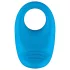 ROMP Juke - anillo vibrador impermeable para pene - silicona azul