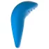 ROMP Juke - anillo vibrador impermeable para pene - silicona azul