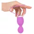SMILE - huevo vibrador rotatorio - silicona lila