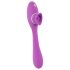 Vibrador 2en1 Recargable You2Toys con 2 Funciones (Púrpura)