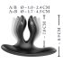 XOUXOU - vibrador anal doble recargable (negro)