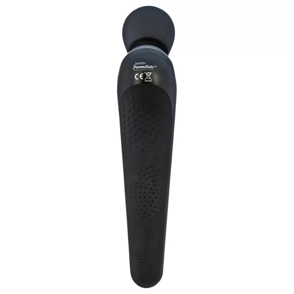 PalmPower Extreme Wand - masajeador recargable vibrador - silicona negra