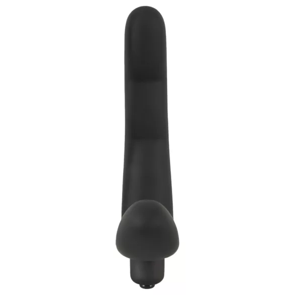 Rebel Naughty Finger - masajeador prostático vibrador - silicona negra