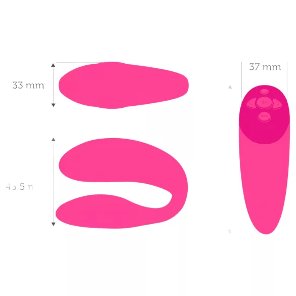 We-Vibe Chorus - vibrador inteligente recargable (rosa)