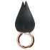Belou - vibrador recargable e impermeable para clítoris (negro)