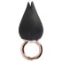 Belou - vibrador de clítoris recargable impermeable - negro