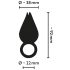 Belou - vibrador recargable e impermeable para clítoris (negro)