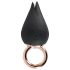 Belou - vibrador recargable e impermeable para clítoris (negro)
