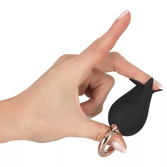 Belou - vibrador de clítoris recargable impermeable - negro