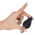 Belou - vibrador recargable e impermeable para clítoris (negro)