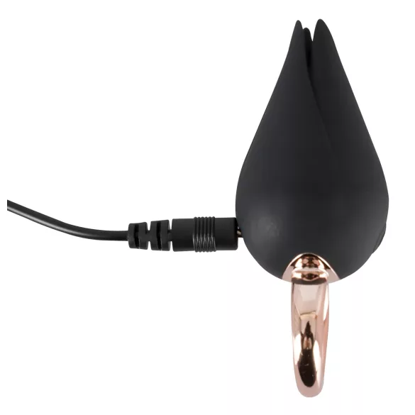 Belou - vibrador de clítoris recargable impermeable - negro