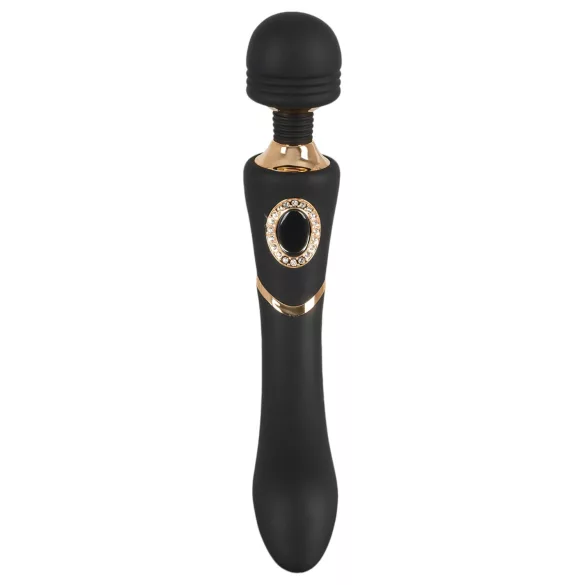 Cleopatra Wand - masajeador vibrador recargable impermeable silicona negro