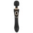 Vibrador masajeador Cleopatra - recargable y resistente al agua (negro)