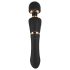 Vibrador masajeador Cleopatra - recargable y resistente al agua (negro)