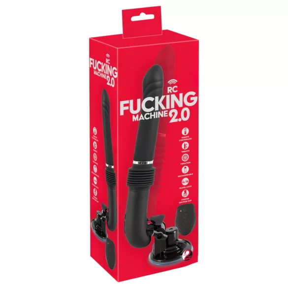 You2Toys RC Fucking Machine 2.0 - máquina sexual de empuje y vibración con ventosa