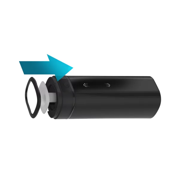 Kiiroo Onyx+ - masturbador interactivo masculino - silicona negra