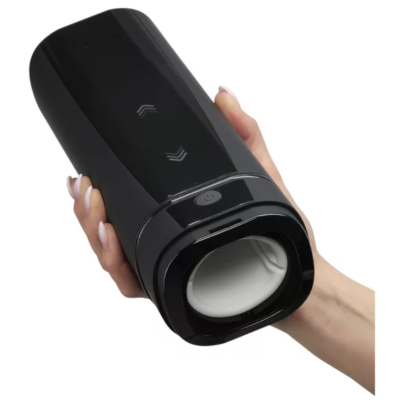 Kiiroo Onyx+ - masturbador interactivo masculino - silicona negra
