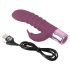 Vibrador Rabbit con brazo para clítoris y punto G (lila)