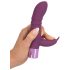 Vibrador Rabbit con brazo para clítoris y punto G (lila)