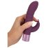 Vibrador Rabbit con brazo para clítoris y punto G (lila)