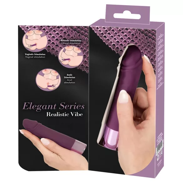 You2Toys - Vibrador realista recargable e impermeable - silicona lila