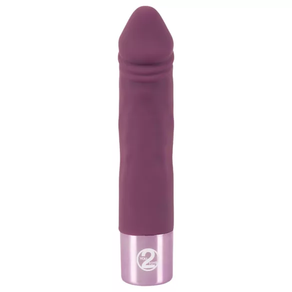 You2Toys - Vibrador realista recargable e impermeable - silicona lila