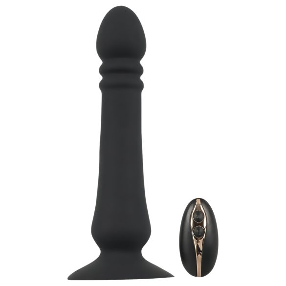 Black Velvet - Vibrador anal recargable (negro)