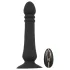 Black Velvets - vibrador anal negro recargable con función de empuje