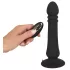 Black Velvets - vibrador anal negro recargable con función de empuje