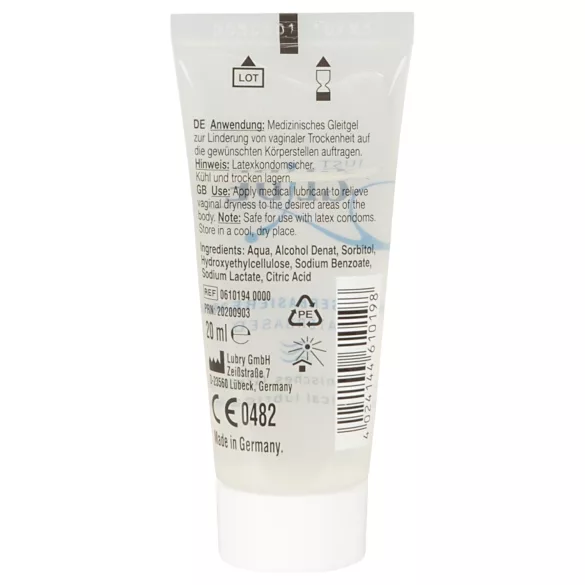 Just Glide - lubricante íntimo base agua - 20 ml