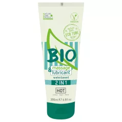 HOT Bio - lubricante y gel de masaje 2 en 1 base agua 200ml