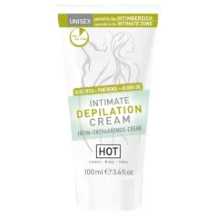 HOT Intimate - crema depilatoria íntima con espátula 100ml