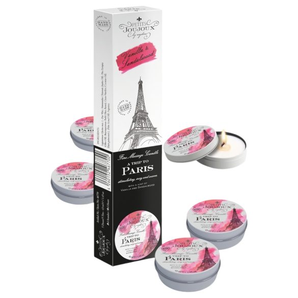 Petits Joujoux Paris - vela de masaje - vainilla sándalo - set 5x43ml