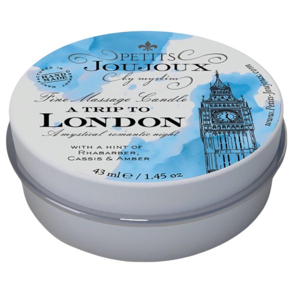 Petits Joujoux London - vela de masaje - ruibarbo y ámbar - 43ml