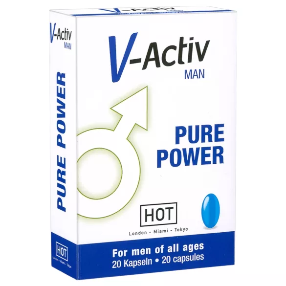 V-Active - cápsulas potenciadoras para hombres - suplemento dietético - 20 uds