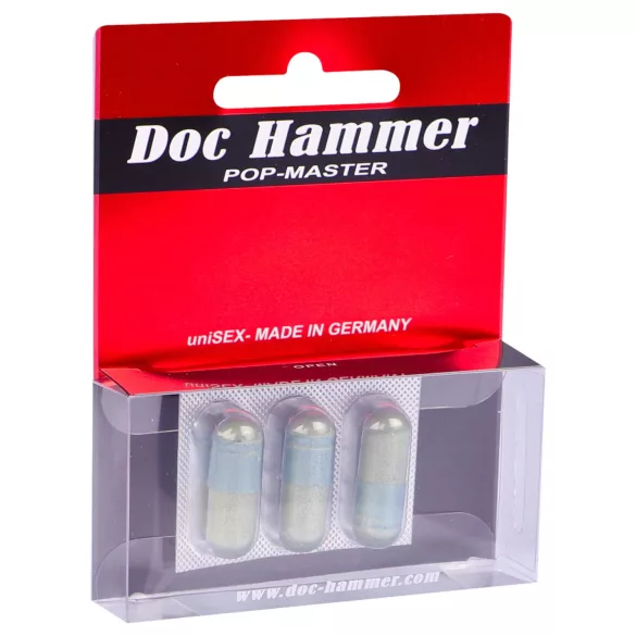 Doc Hammer - cápsulas estimulantes unisex - suplemento (3 unidades)