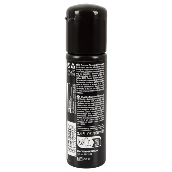 EROS - lubricante íntimo 2 en 1 - base silicona - 100 ml