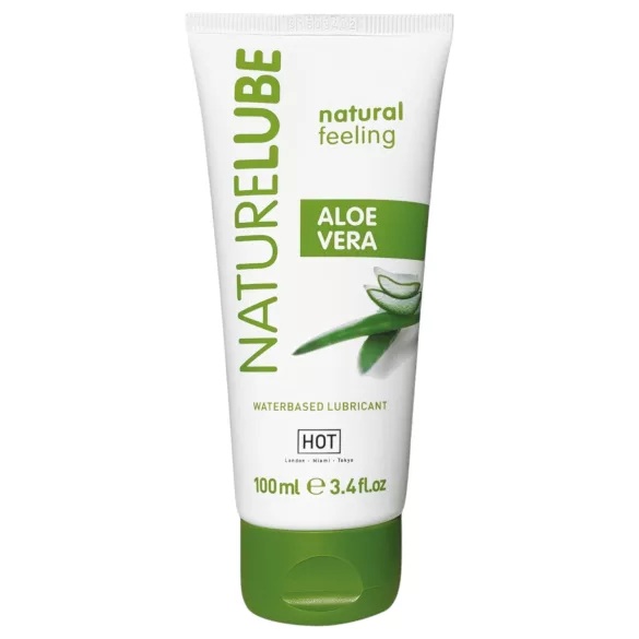 HOT - lubricante íntimo aloe vera base agua 100 ml