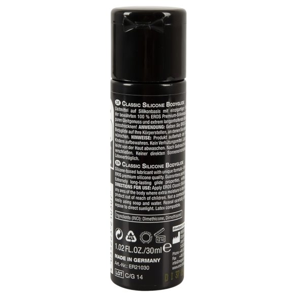 EROS - lubricante íntimo 2en1 - base silicona - 30ml